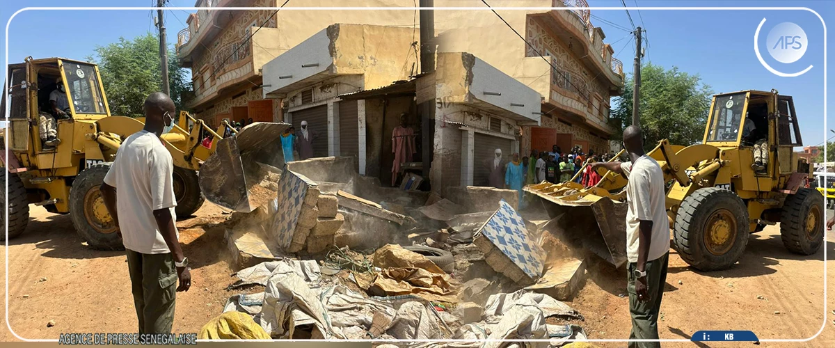 Une vaste opération de désencombrement lancée à Dagana