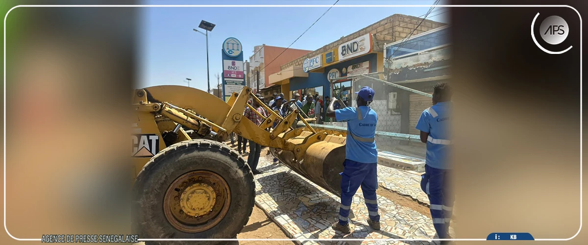 Une vaste opération de désencombrement lancée à Dagana