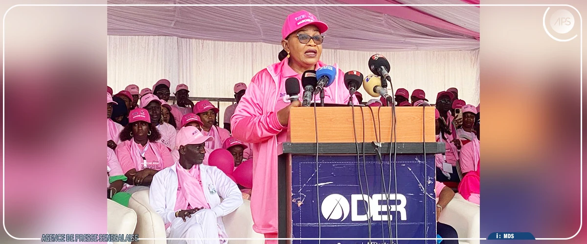 "Octobre Rose ne doit pas être un rituel que l'on répète chaque année'', selon la première dame Absa Faye