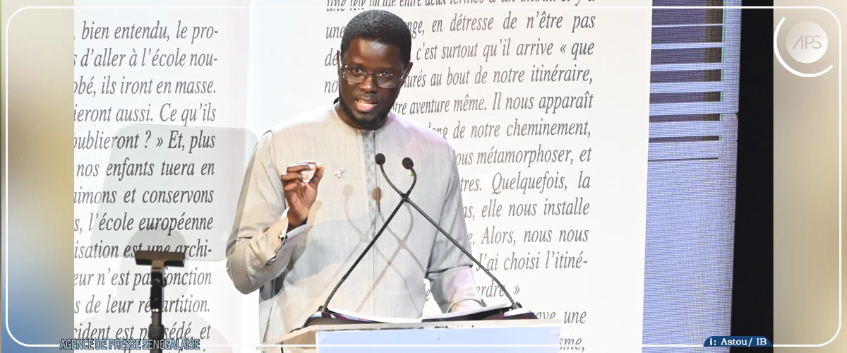 Bassirou Diomaye Faye prône une ”souveraineté éclairée” par le savoir