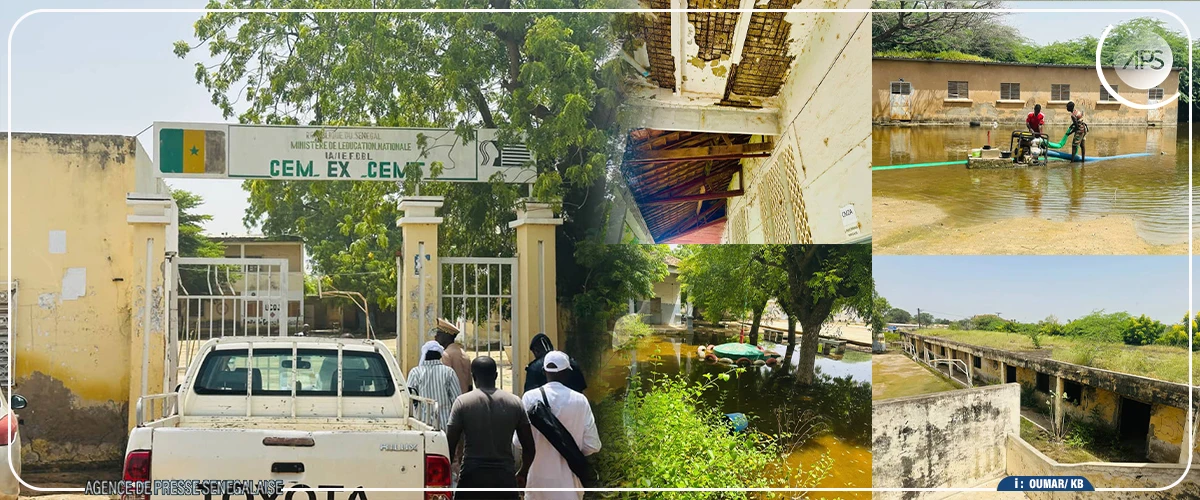 Diourbel : deux établissements scolaires encore sous les eaux, ”fermés provisoirement” (Préfet)