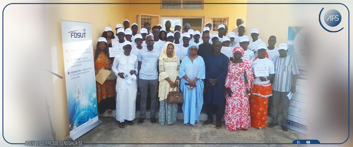 Bambey : une trentaine de jeunes formés aux métiers du numérique par le FDSUT
