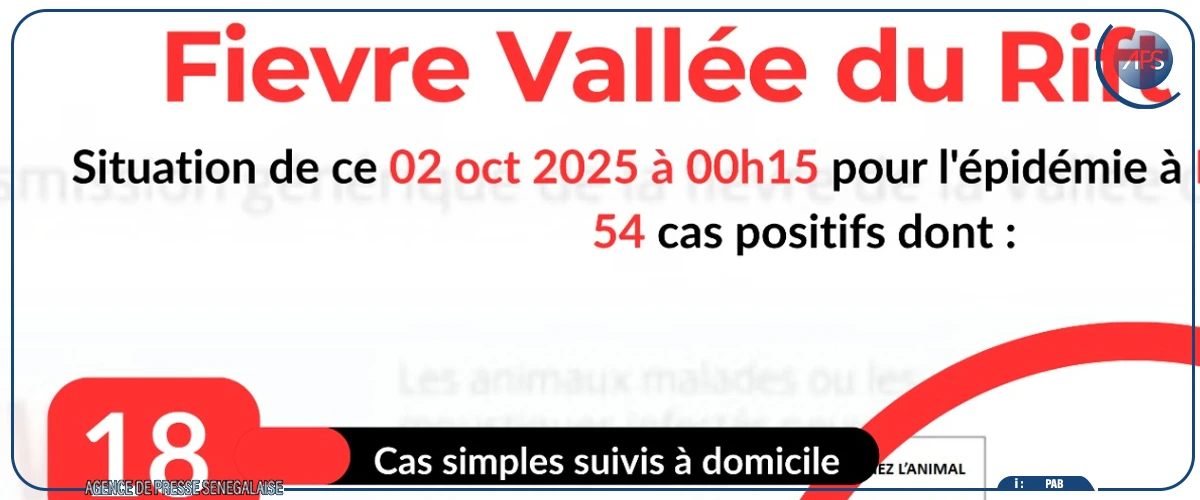 Saint-Louis totalise 54 cas de fièvre de la vallée du Rift pour 8 décès (DRDS)