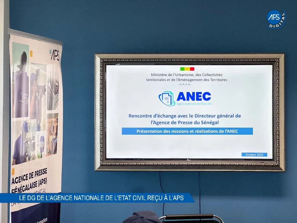 Le DG de l’Agence nationale de l’État civil reçu à l’APS