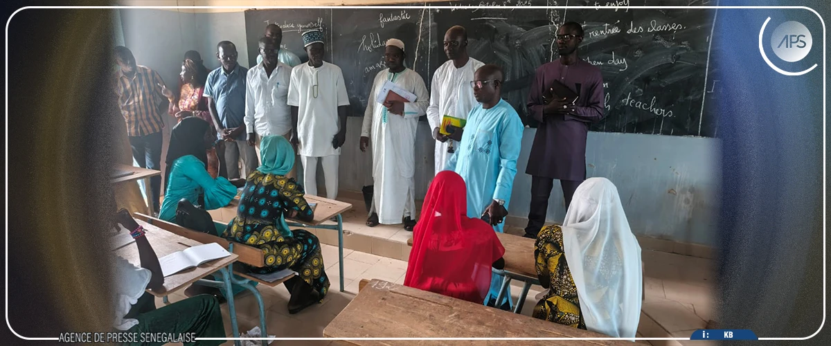 Kaffrine : l’Inspecteur d’Académie ”satisfait” de l’effectivité de la rentrée des classes