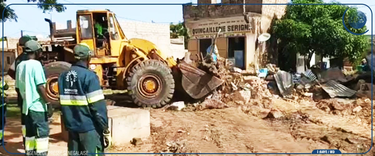 A Kaolack, les opérations de désencombrement lancées sans aucun incident