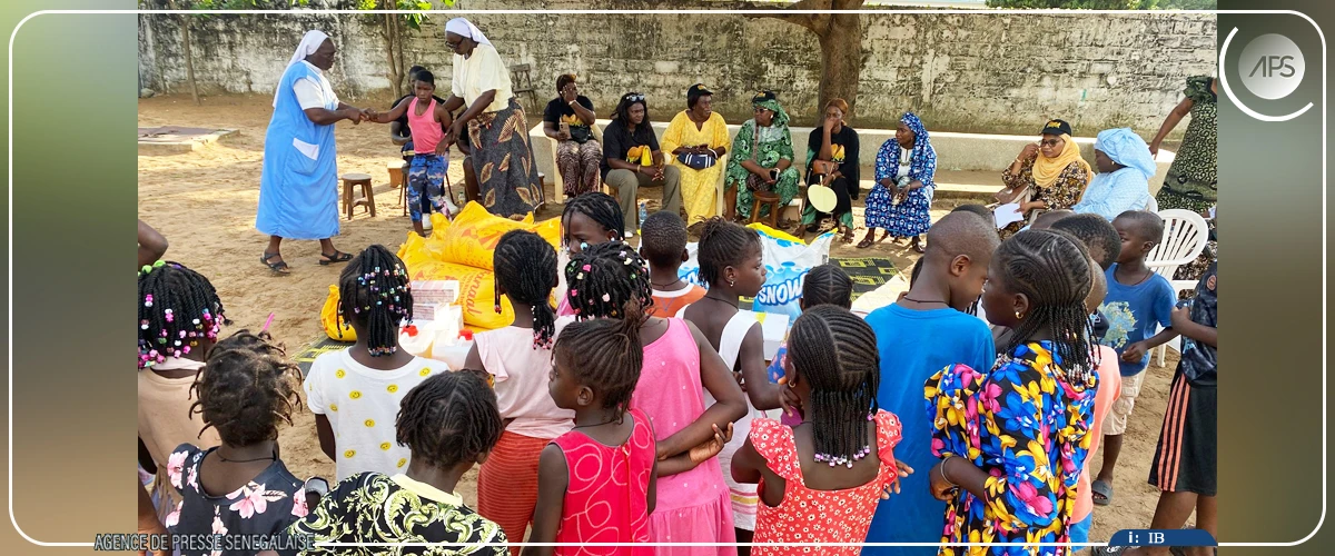 Des denrées alimentaires et de kits scolaires à l’orphelinat de Cabrousse