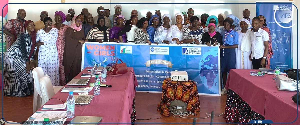 Casamance : plaidoyer pour une implication accrue des femmes dans la consolidation de la paix