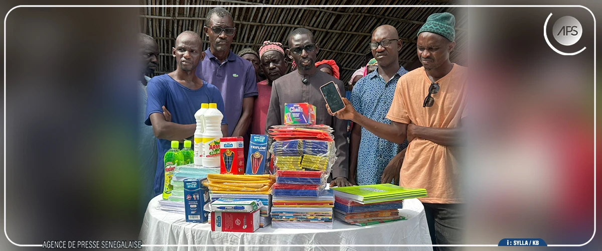 Tambacounda : une organisation offre des kits scolaires à une vingtaine d’établissements scolaires et préscolaires