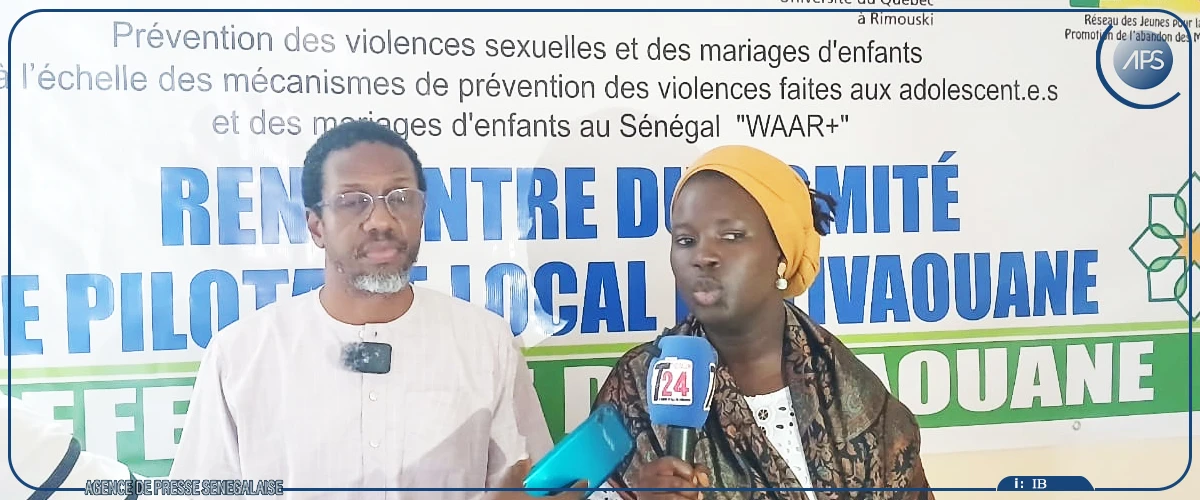 Tivaouane : lancement d’un projet de prévention des mariages d’enfants