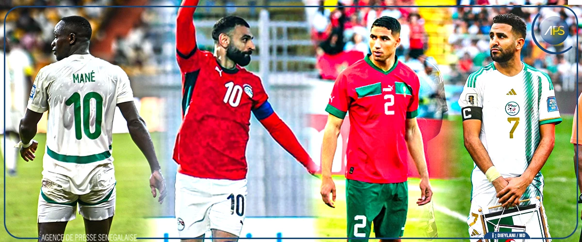 Eliminatoires Mondial 2026 : Mané, Salah, Mahrez, Hakimi… les leaders africains au rendez-vous