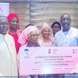 La Fédération sénégalaise des sociétés d’assurance offre du matériel de santé d’une valeur de 23 millions FCFA à la LISCA