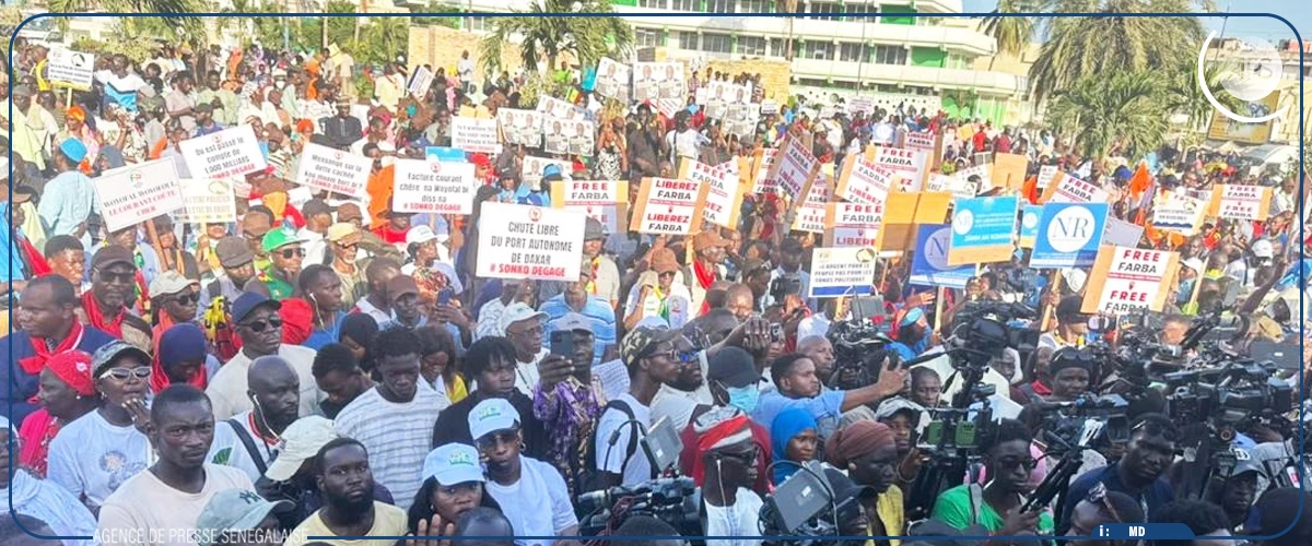 A Dakar, la vie chère et les libertés publiques au cœur d’une marche de l’opposition