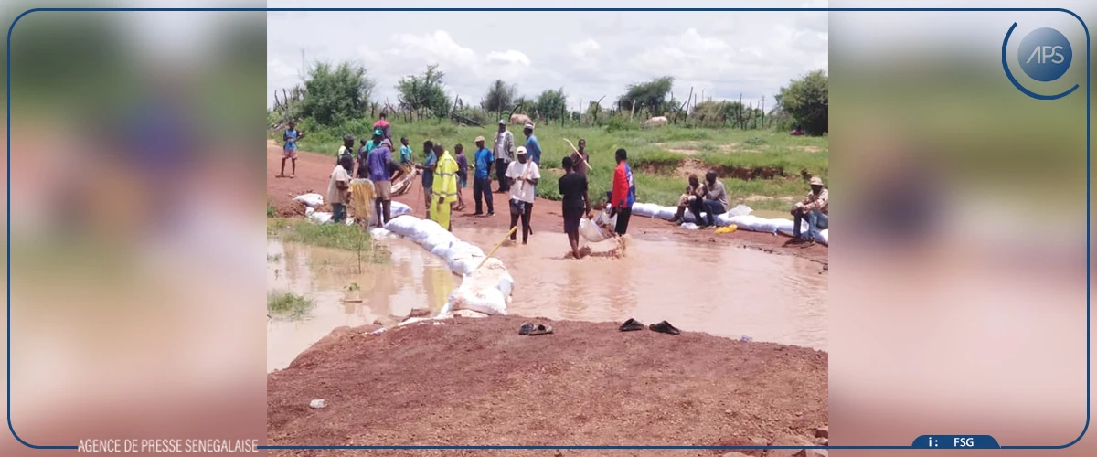 Fleuve Sénégal : routes coupées et quelques maisons inondées dans le département de Kanel, selon le préfet 
