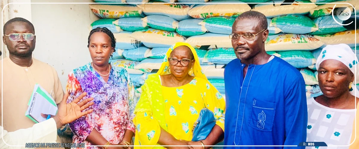 Louga : un mouvement communautaire met 50 tonnes de riz local à la disposition de ses membres