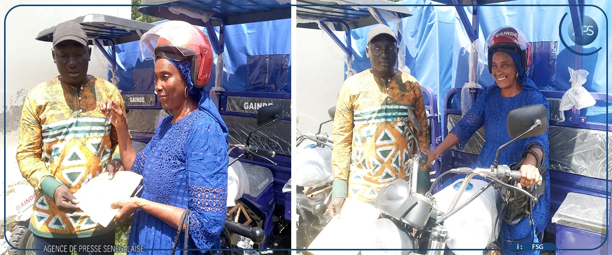 Fourneaux Diambar : du matériel de transport et de production remis à des acteurs de Ziguinchor