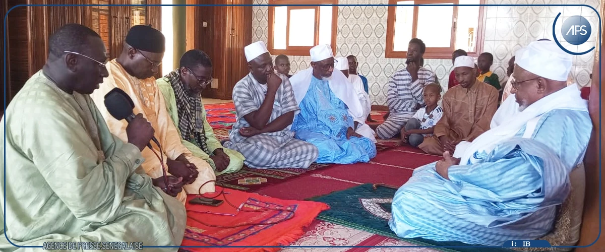 Visite de courtoisie de Djim Dramé auprès de la famille Thierno Mansour Barro à Mbour