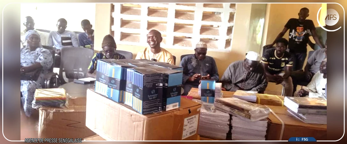 Sédhiou : des fournitures scolaires aux élèves de la commune de Koussy