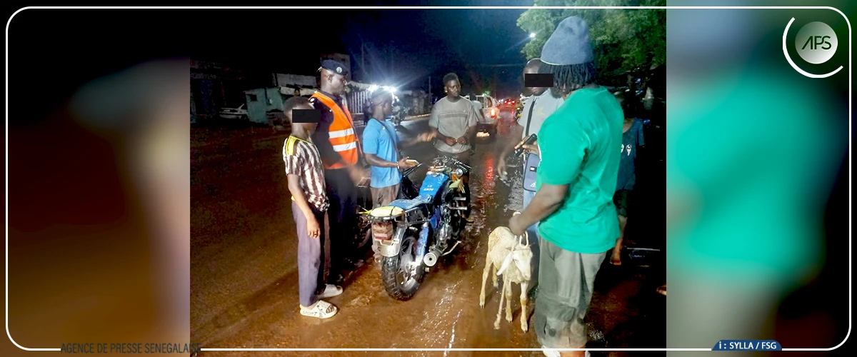 Tambacounda : 75 personnes interpellées par la Police , 92 motos immobilisées