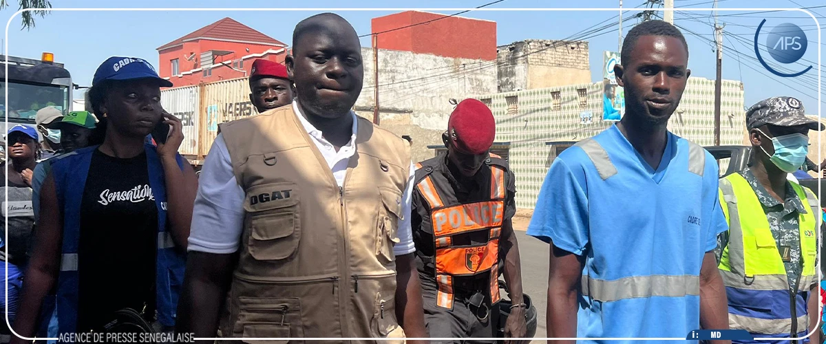 Kaolack : poursuite des opérations de désencombrement sous la supervision du préfet