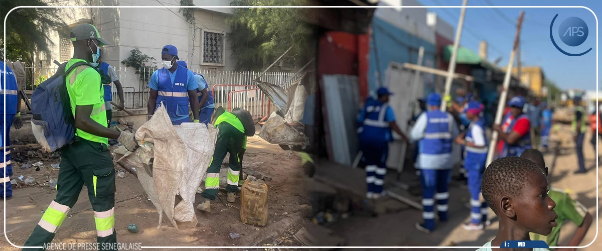 Kaolack : poursuite des opérations de désencombrement sous la supervision du préfet