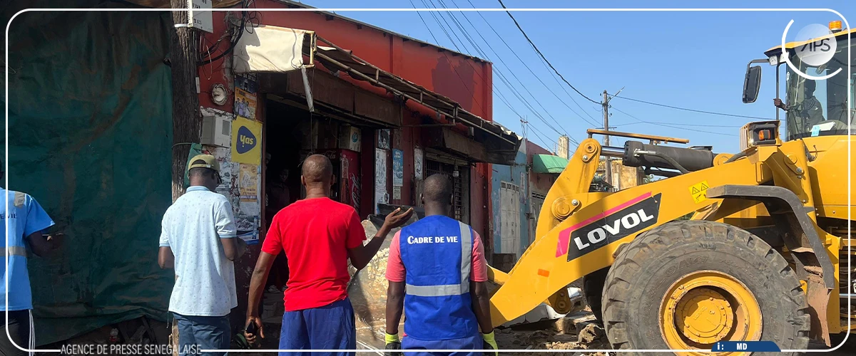 Kaolack : poursuite des opérations de désencombrement sous la supervision du préfet