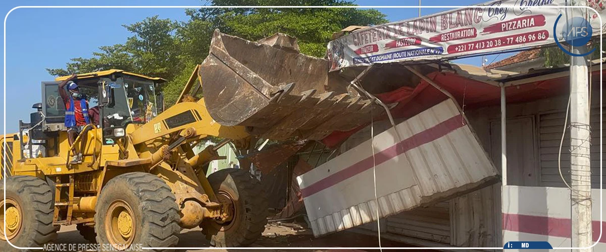 Kaolack : poursuite des opérations de désencombrement sous la supervision du préfet