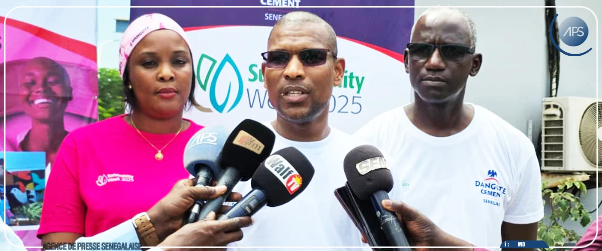 Des actions environnementales et sociales au menu de la Semaine de développement durable de Dangote Cement Senegal