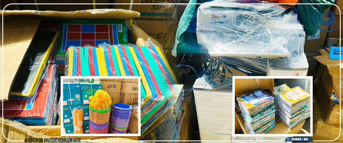 Tocky Gare : des fournitures scolaires et une photocopieuse remises aux écoles