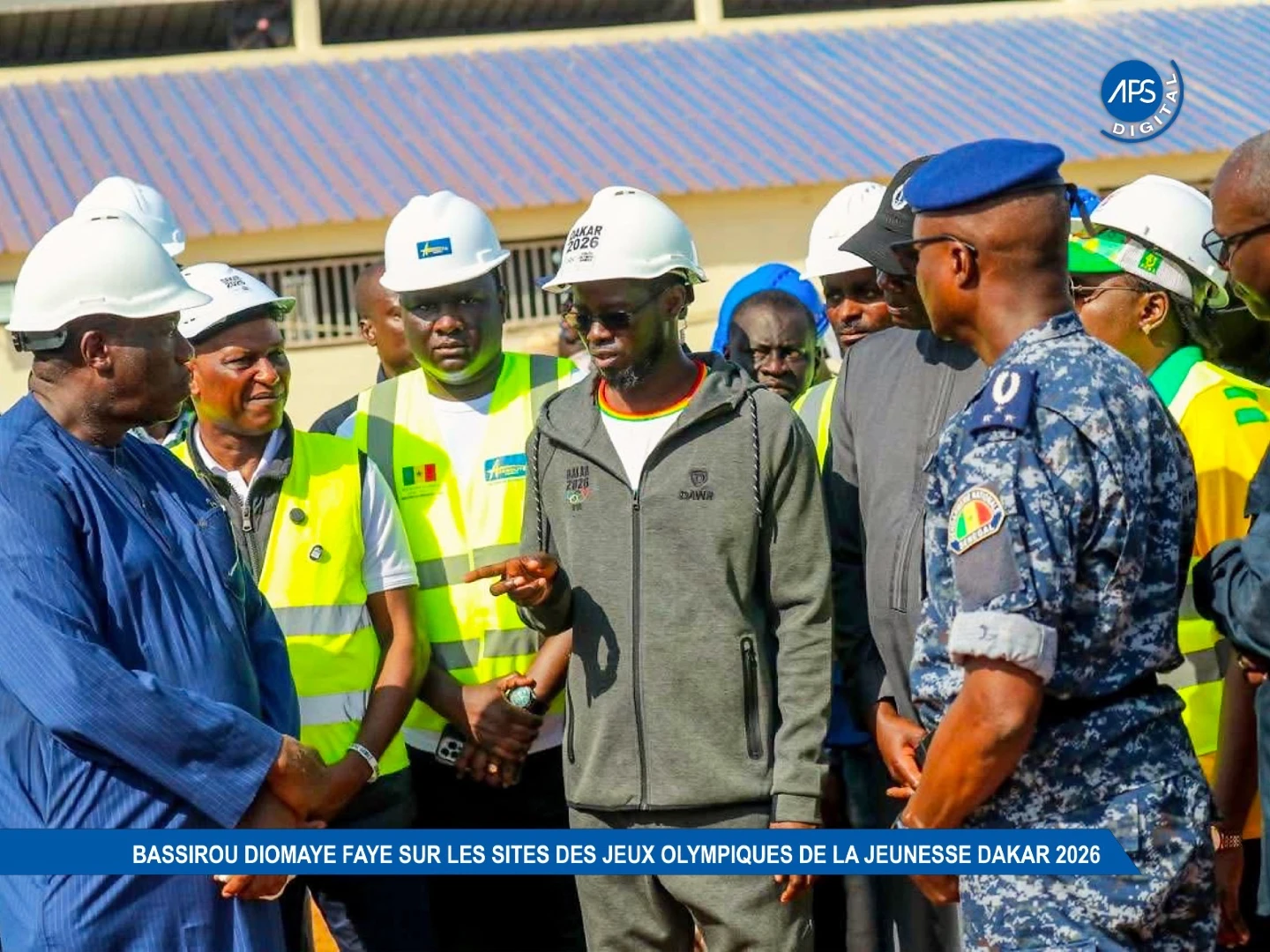 Le Président Bassirou Diomaye Faye sur les sites des Jeux olympiques de la jeunesse Dakar 2026