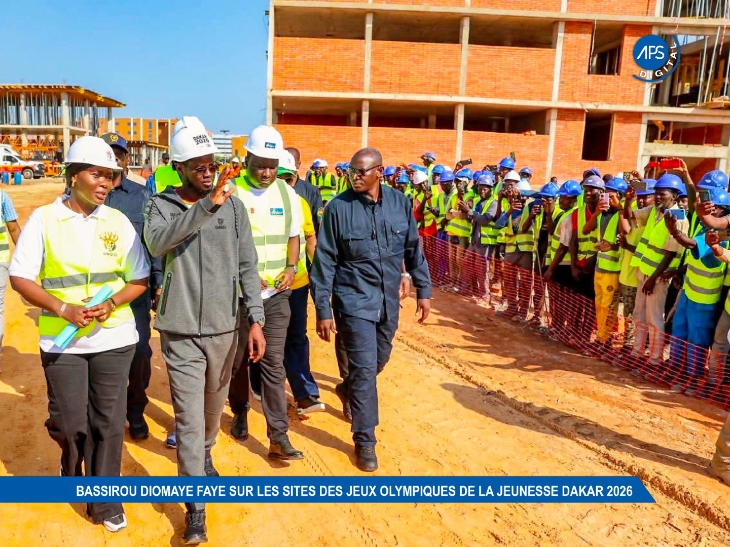 Le Président Bassirou Diomaye Faye sur les sites des Jeux olympiques de la jeunesse Dakar 2026