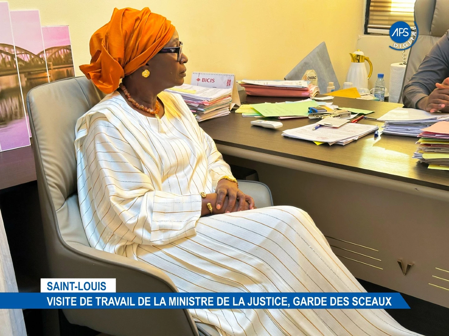 Saint - Louis : Visite de travail de la Ministre de la justice, Garde des Sceaux