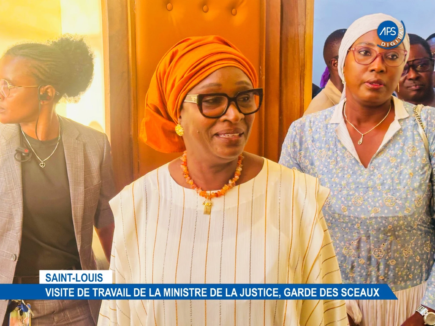 Saint - Louis : Visite de travail de la Ministre de la justice, Garde des Sceaux