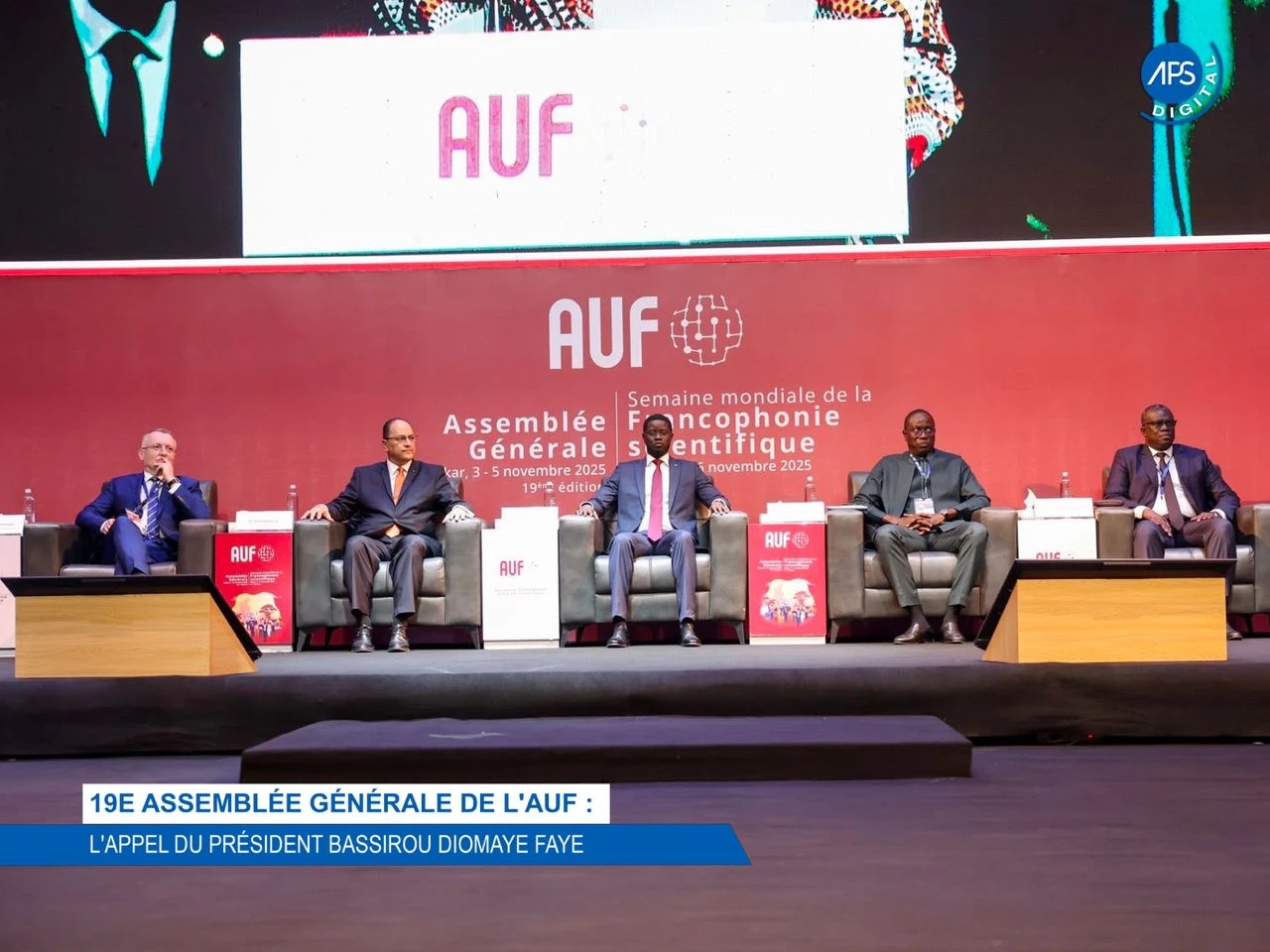 19e Assemblée générale de l'AUF : l'Appel du Président Bassirou Diomaye Faye
