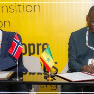 COP 30 : à Belém, Dr El Hadji Abdourahmane Diouf et Andreas Bjelland Eriksen signent un accord bilatéral de coopération climatique