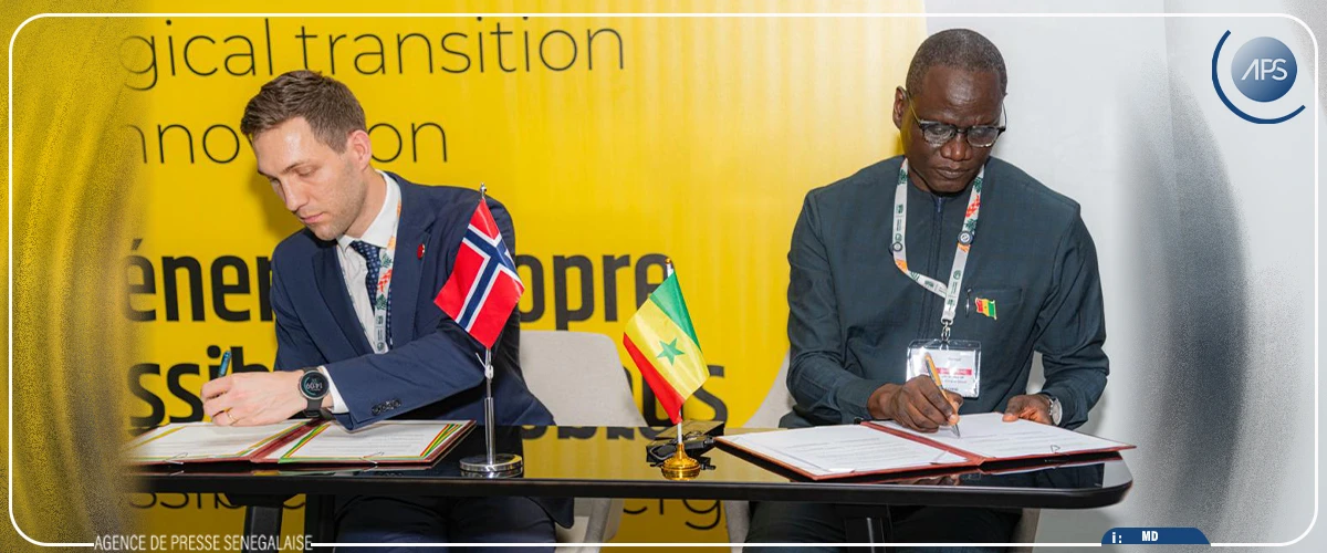 COP 30 : à Belém, Dr El Hadji Abdourahmane Diouf et Andreas Bjelland Eriksen signent un accord bilatéral de coopération climatique
