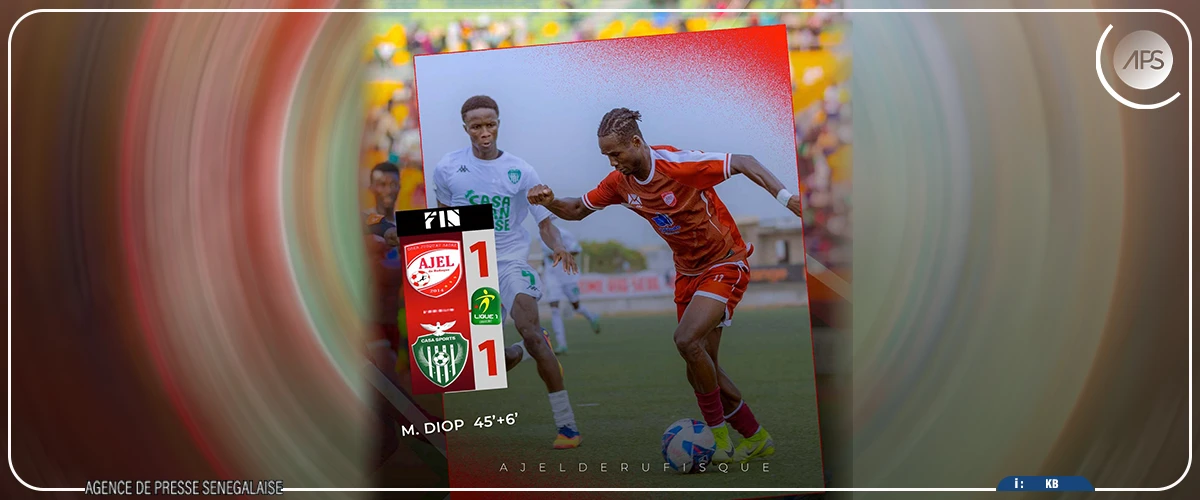 Ligue 1:  AJEL arrache le nul face au Casa dans les ultimes secondes