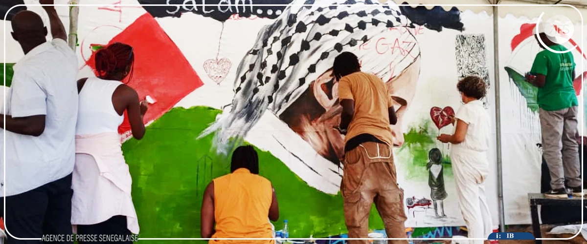 ‘’Palette pour Gaza’’, le plaidoyer d’artistes sénégalais pour la paix en Palestine