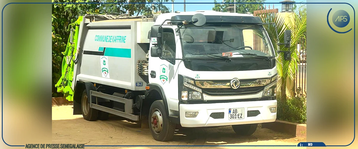 Kaffrine : la mairie met une benne à ordures à la disposition de la SONAGED