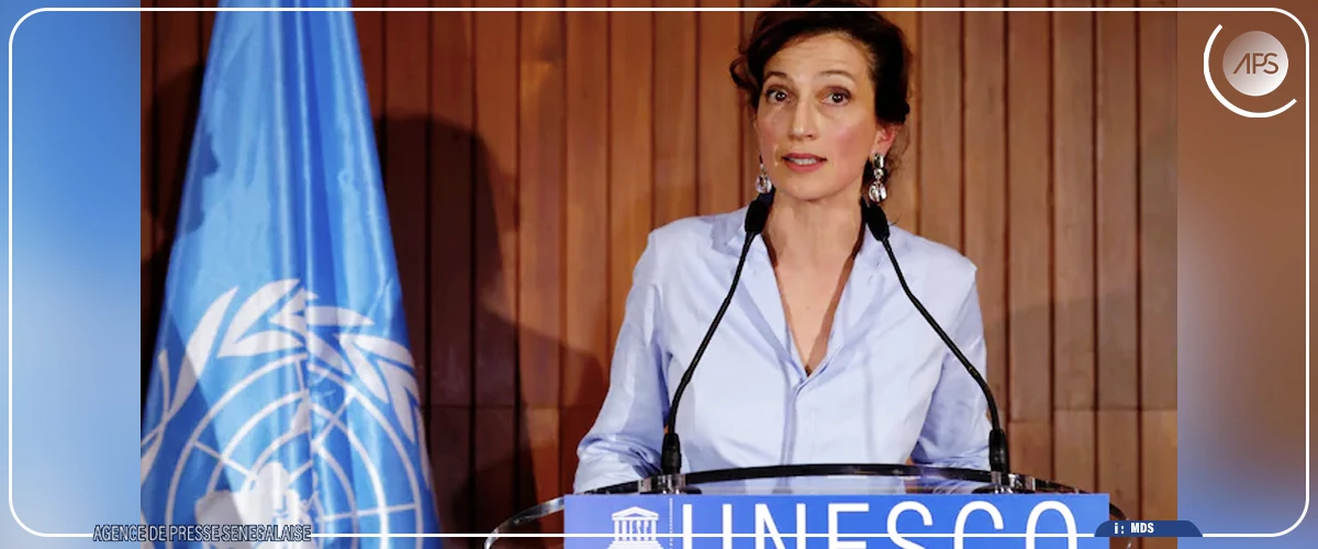 Audrey Azoulay rend hommage au Sénégal pour son engagement envers l’UNESCO