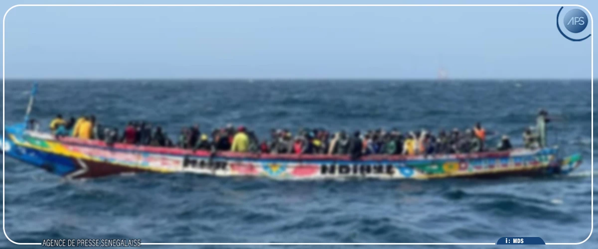 Tivaouane : une pirogue transportant 96 migrants échoue sur la plage de Khondio