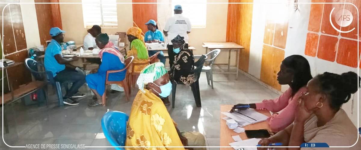 Kaffrine : plus de 600 patients consultés gratuitement au poste de santé de Ndiao Bambaly
