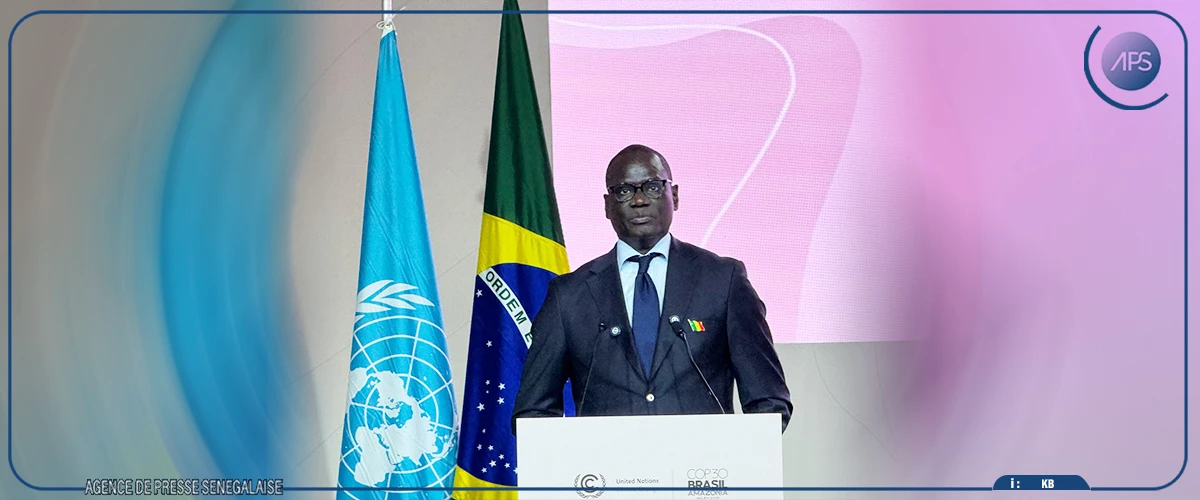 COP30 : El Hadji Abdourahmane Diouf pour “l’opérationnalisation urgente du nouvel objectif de financement climatique”