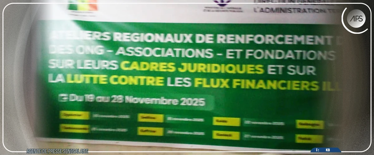 Kolda : renforcement des capacités des ONG, associations et Fondations sur la lutte contre les flux financiers illicite