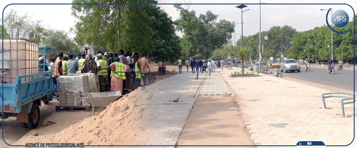 Thiès : Babacar Diop lance les travaux de pavage de l'avenue Caen