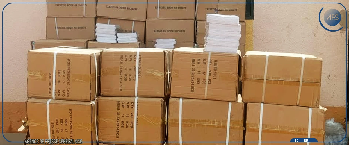 Sédhiou : la mairie distribue des fournitures scolaires à hauteur de 16 millions FCFA aux établissements de la commune