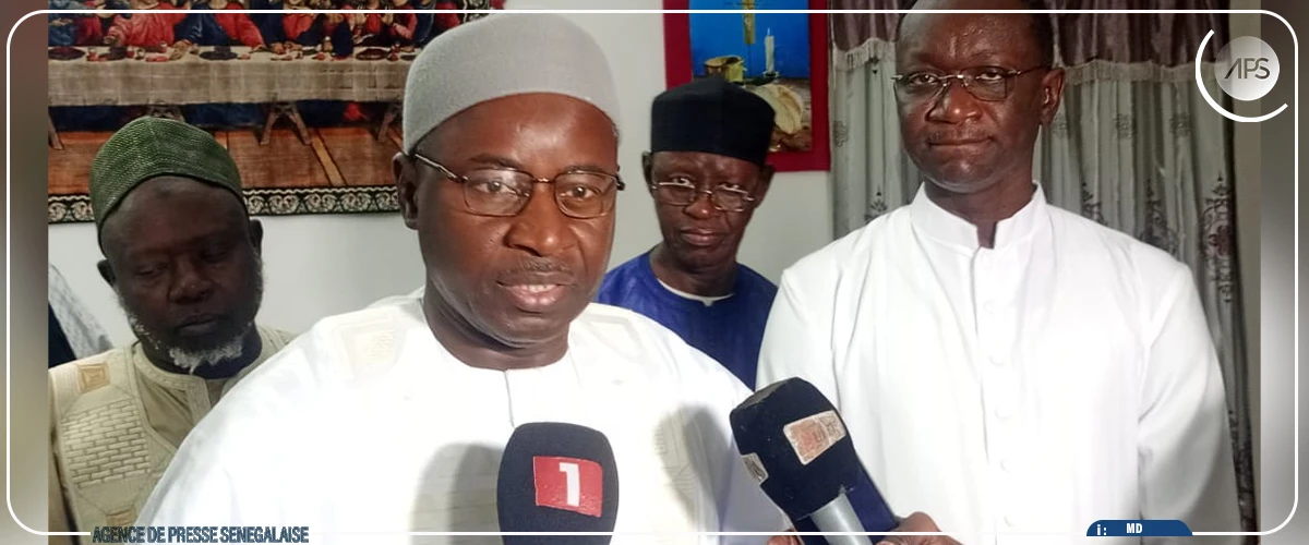 L’administrateur intérimaire du diocèse de Thiès reçoit la visite du directeur des affaires religieuses du Sénégal