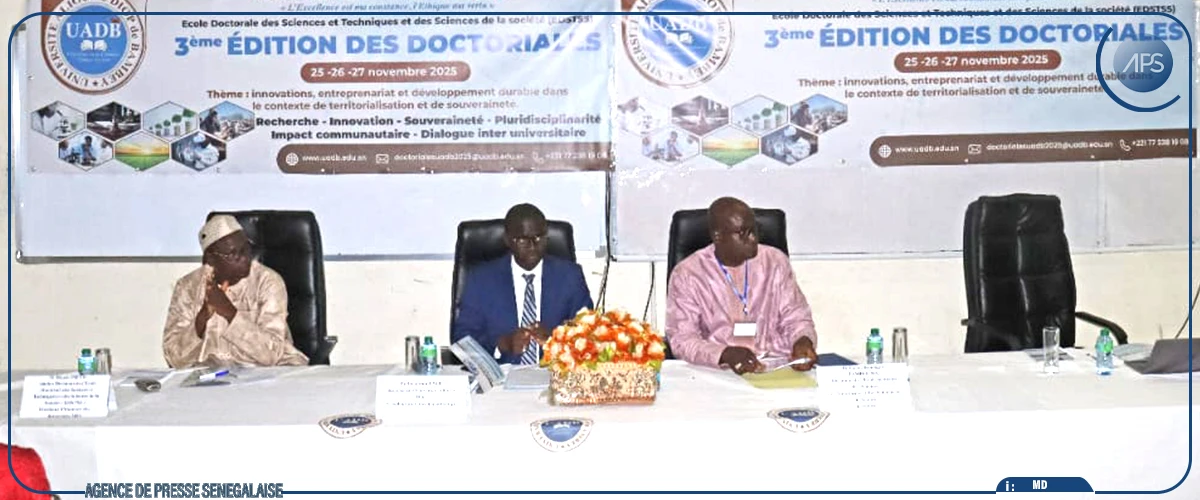 L’université Alioune-Diop de Bambey entame la troisième édition de ses ‘’doctoriales’’