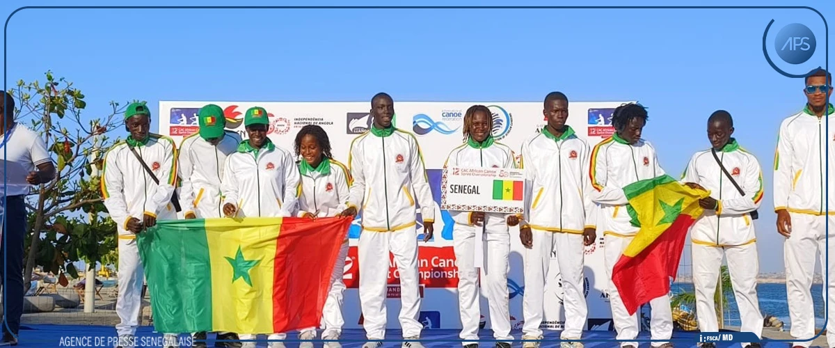 Championnats d’Afrique de canoë-kayak : le Sénégal obtient trois médailles d’argent