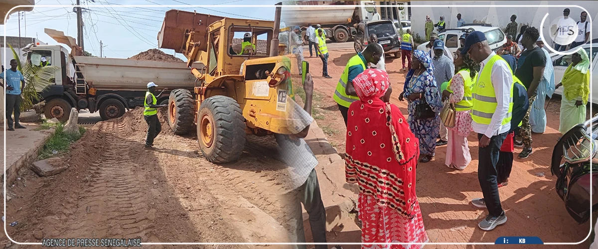 Rufisque : le maire lance des travaux de construction de voiries et réseaux d’assainissement